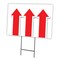 Signmission Giant Up Arrow Yard Sign & Stake outdoor plastic coroplast window, C-1824 Giant Up Arrow C-1824 Giant Up Arrow - alternate 1